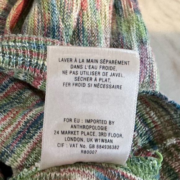 Anthropologie Field Flower Multi Color Hoodie Sz XL - Picture 5 of 7